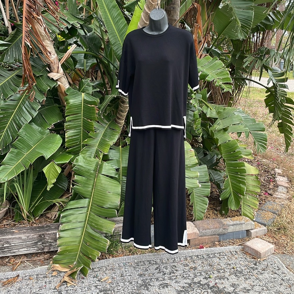 knit two piece outfit
